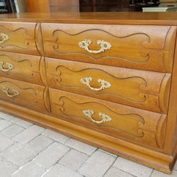 French Burl Wood Dresser