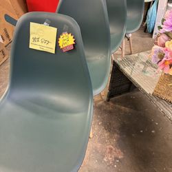 Dining Chairs New Set Of 4 Dark Green 