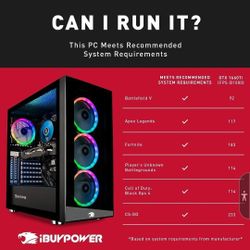 Gaming Computer, Mouse And Keyboard 
