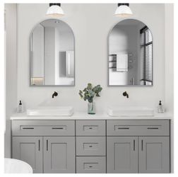 Modern Arched Mirror 20x30