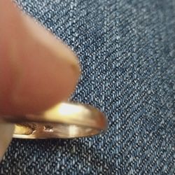 Gold Ring With Diamonds