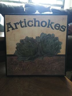 Artichoke wall decor