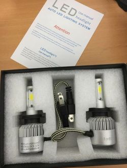 2x LED Headlights, Fog Lights, Daytime Lights, Bulb 6500k 8000 lumens *6 Months Warranty*