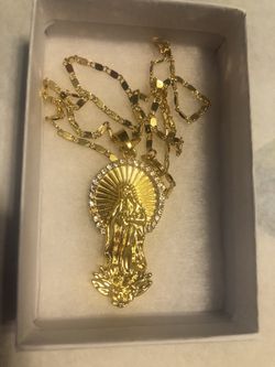 Gold plated necklace