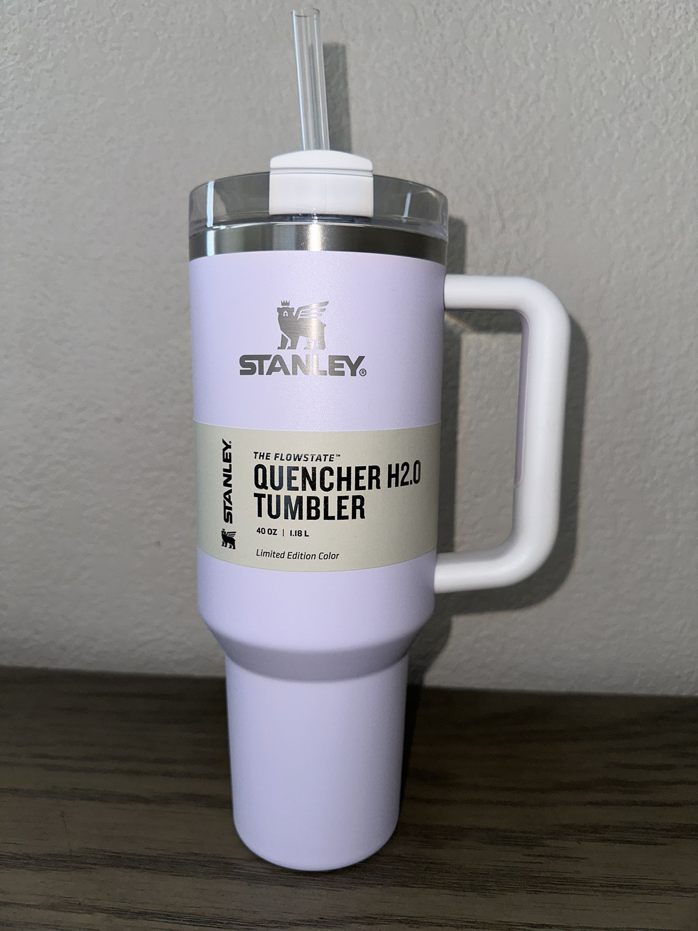 Stanley Flowstate Quencher H2.0 40oz Stainless Steel Tumbler Wisteria  Lavender
