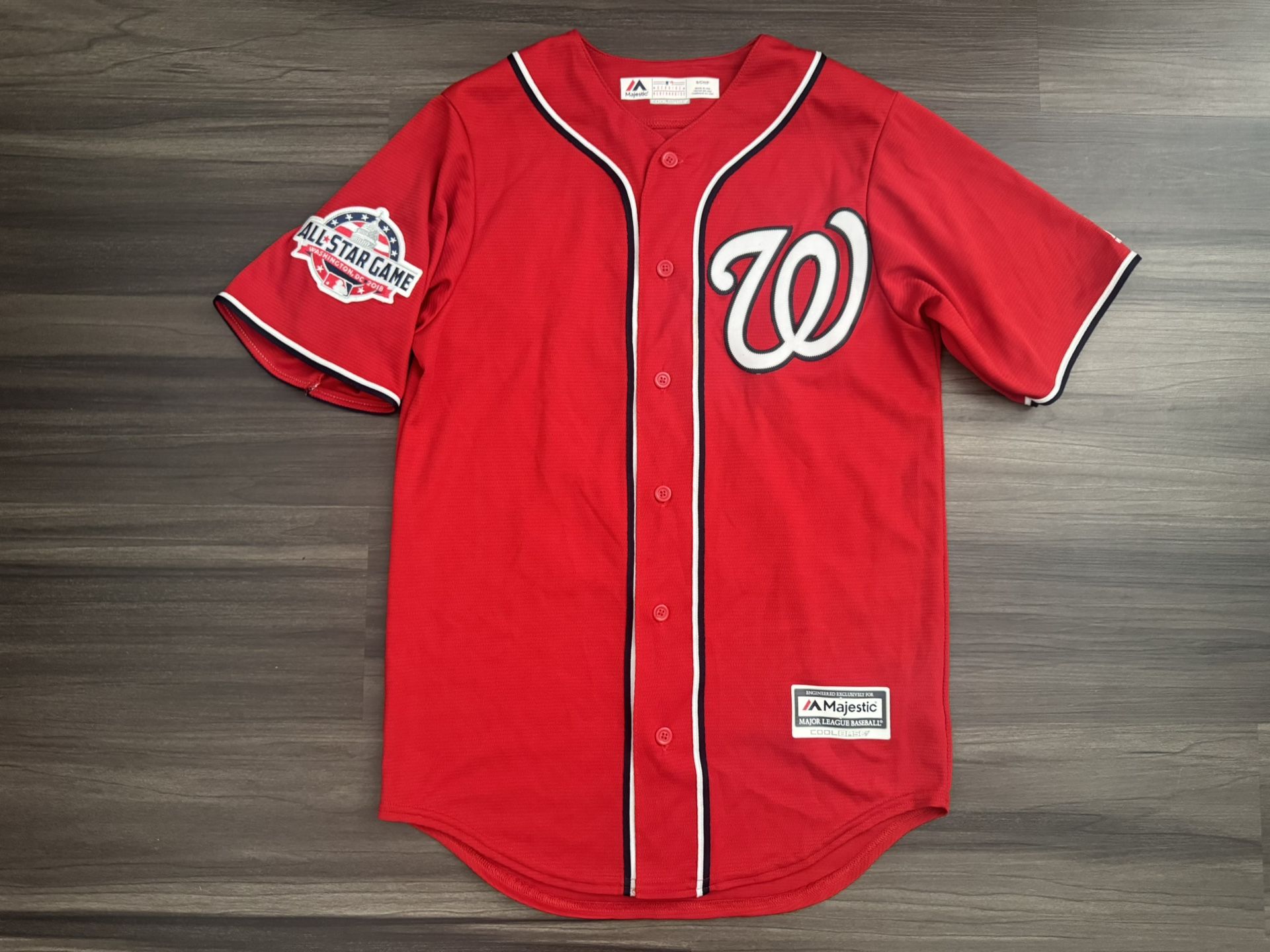 Majestic Max Scherzer Washington Nationals 2018 All-Star Game Cool Base Jersey Small