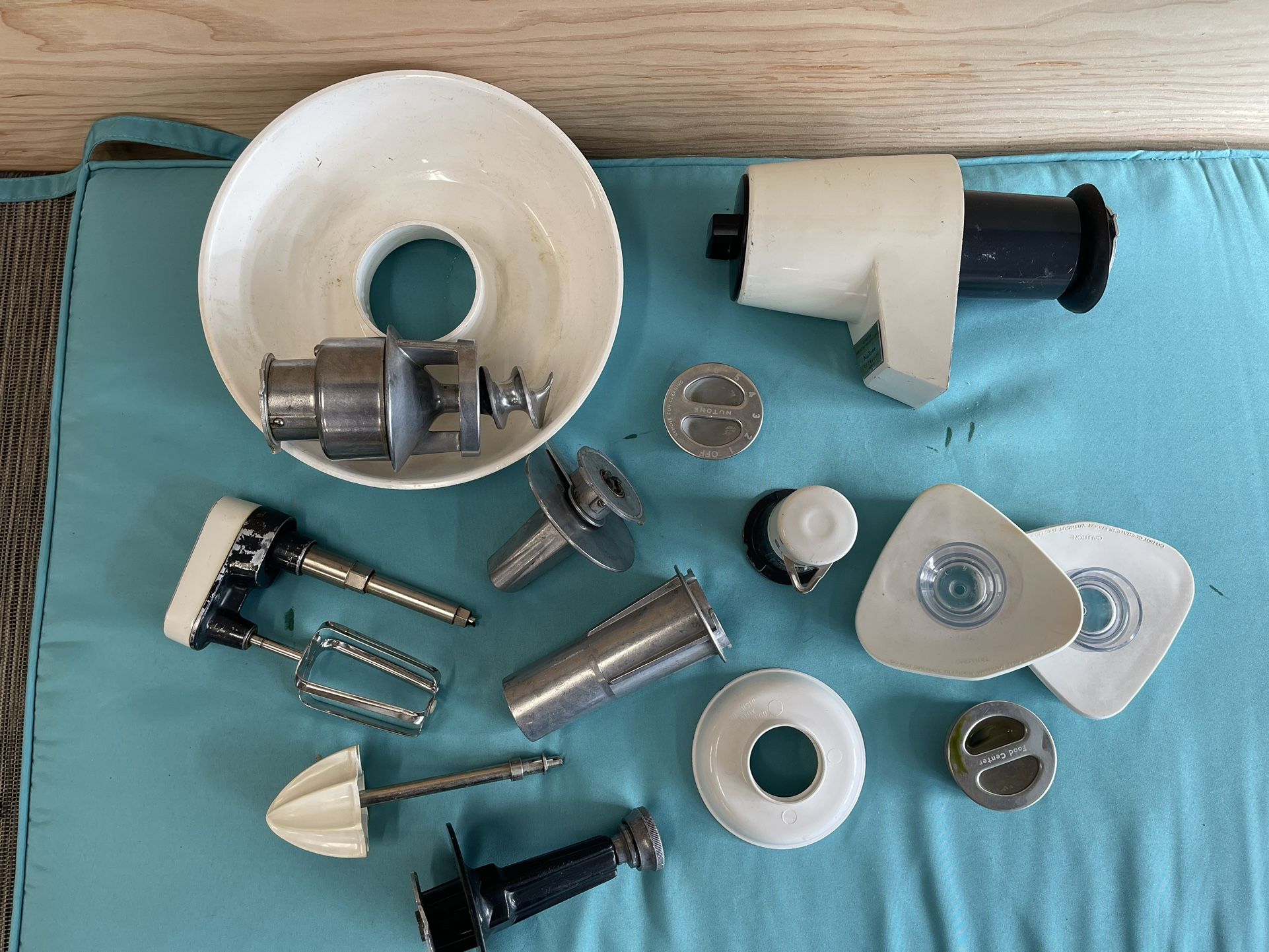 NuTone Kitchen Food Center Accessories Lot