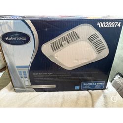 Bath Fan With Light: Harbor Breeze