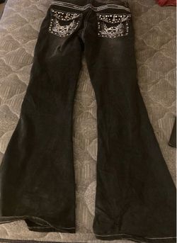 Sky skull black pants
