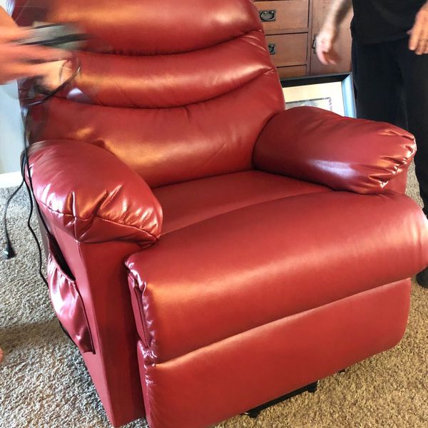 New Electric Power Lift Chair PU Leather Wall Hugger for Sale in Los