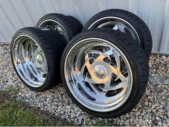 20x11 polished wheels 6lug universal