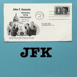 JFK First Day Cover, 1966 Stamp