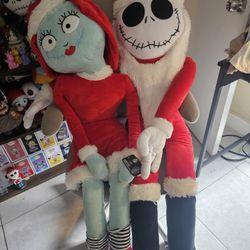 Jack and Sally plush set