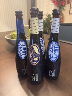 Coors Vintage MLB Bottles Set of 4
