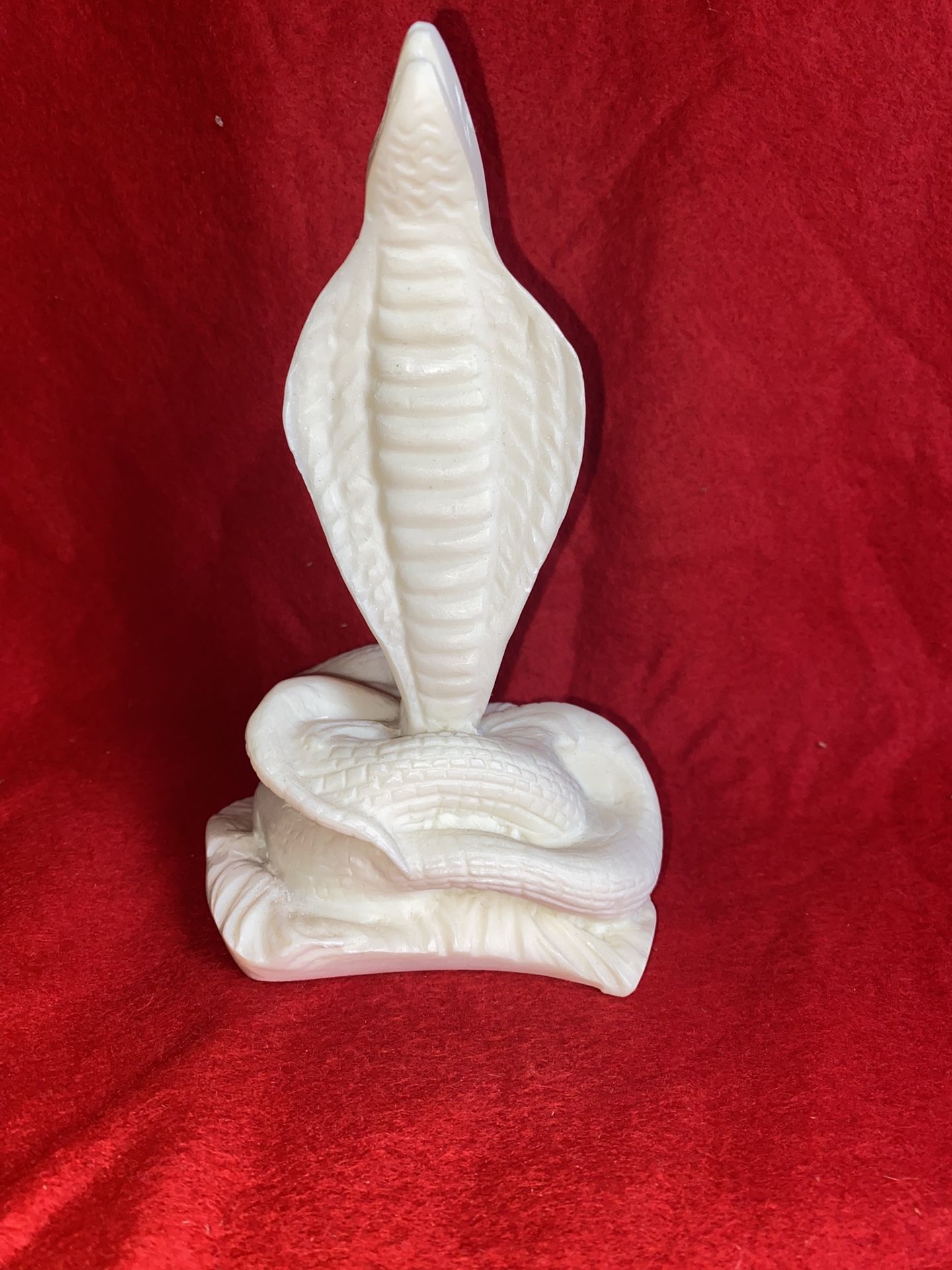 Vintage 6.5 Inch Alabaster Greek Snake Imported From Greece (2 available)