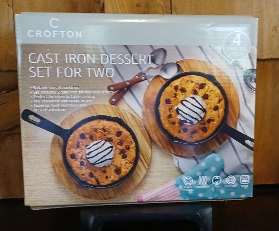 Crofton Cast Iron Dessert Set For Two