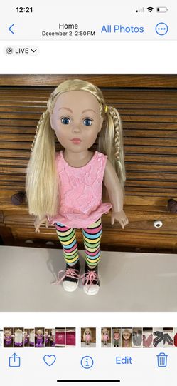 18” Doll with Eyes that Open/Close 