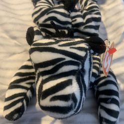 Ty 1995 Ziggy the Zebra with Errors Rare