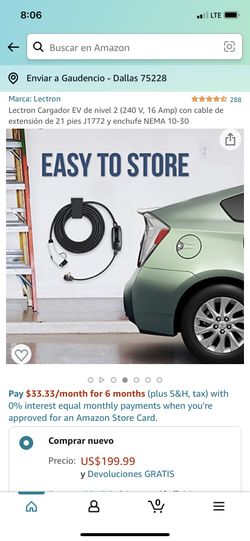 Cargador Para Auto Eléctrico 