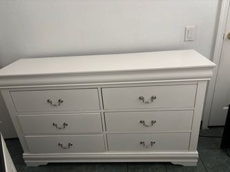 White dresser