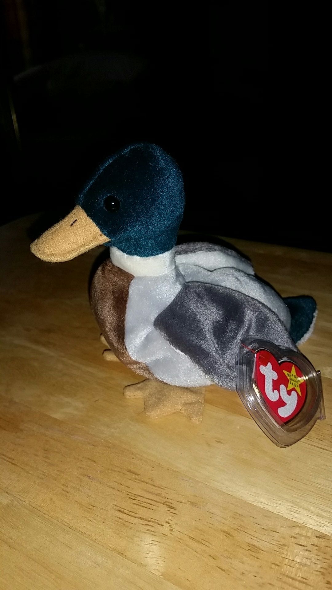 Beanie Baby duck "Jake"