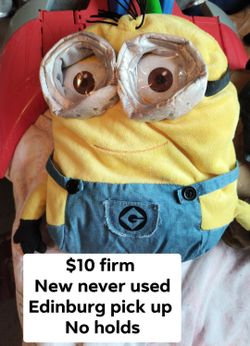 Minion plushy bag pack