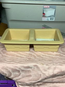 Longaberger woven divided plate