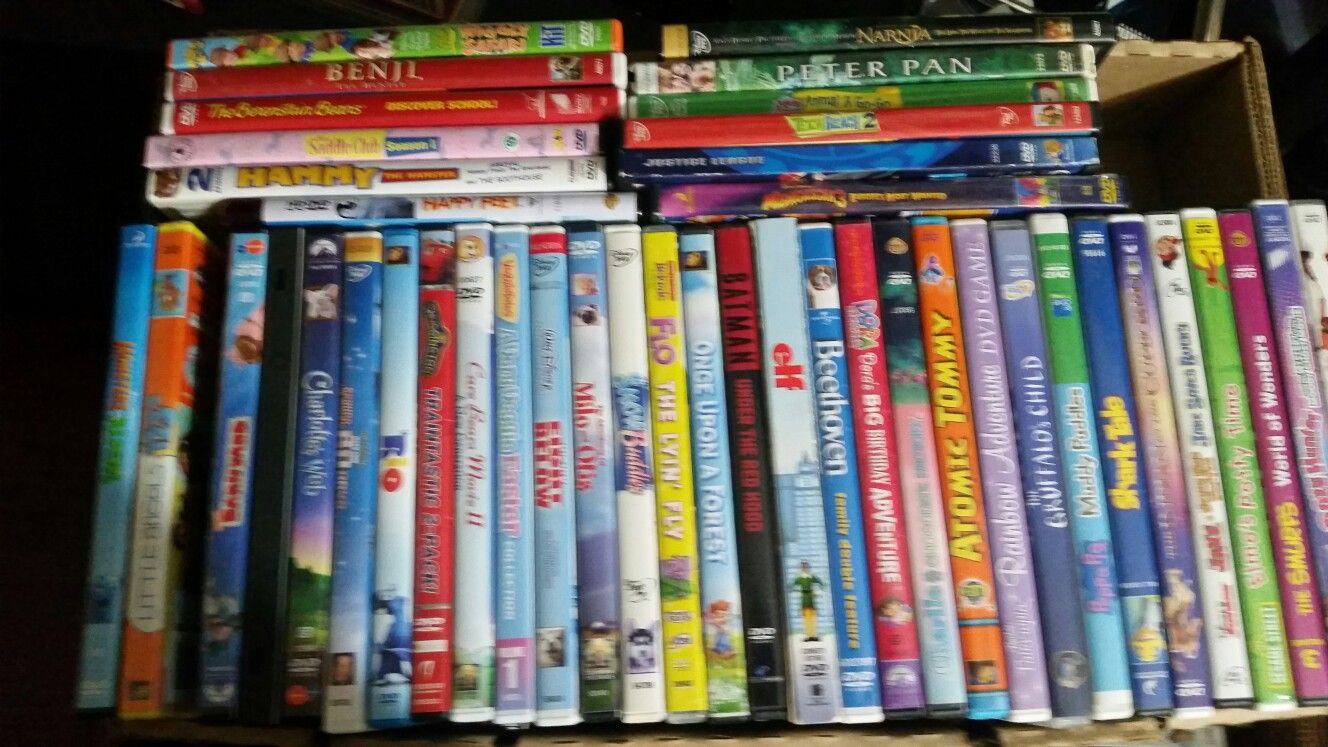 40 kids cartoon disney animated family fun dvd lot