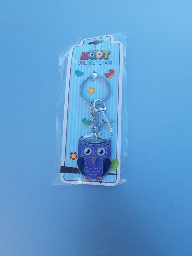 Give A Hoot Owl Keychain