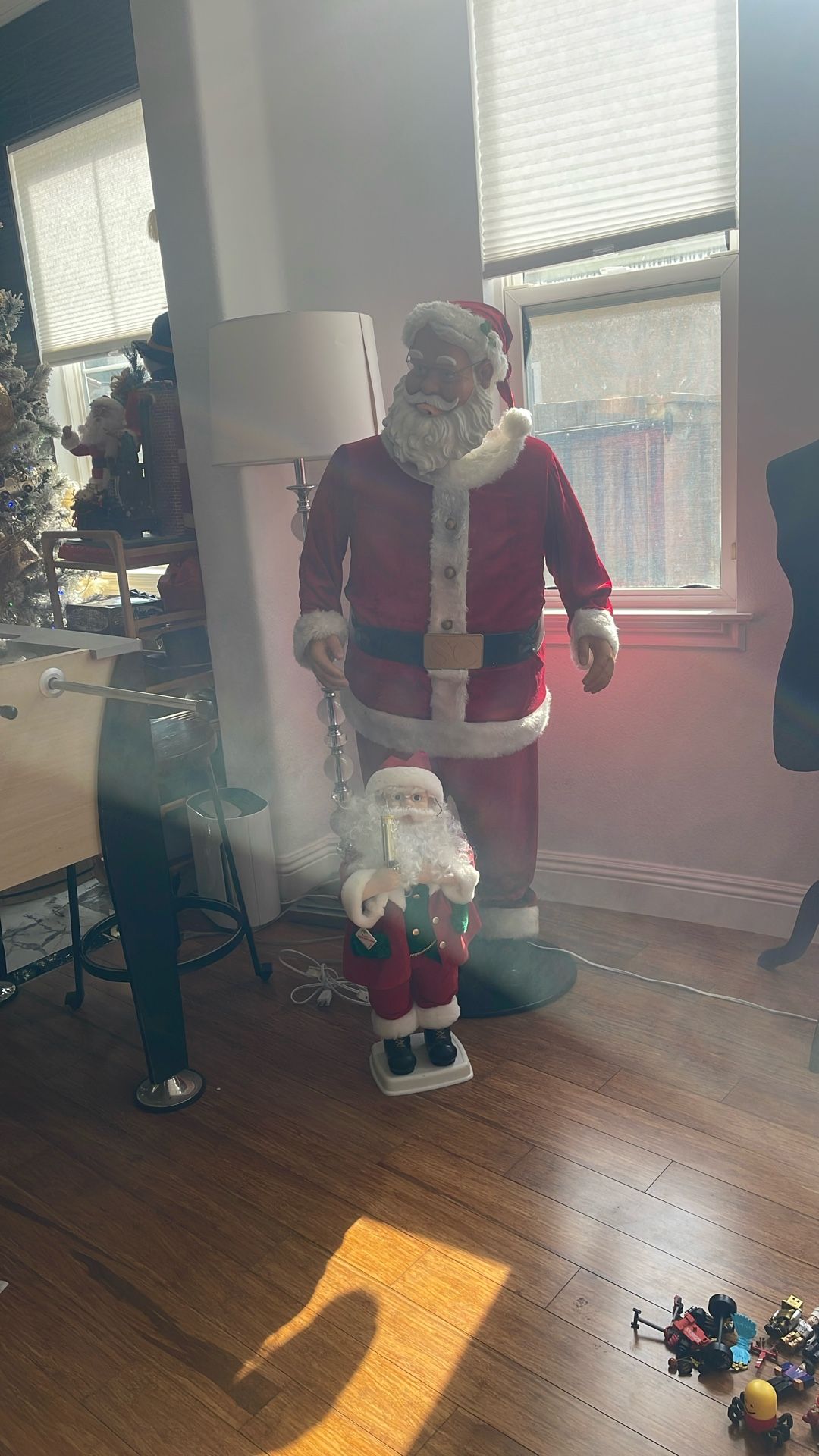 Santa Life Size N Small Santa