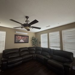 Leather Sectional Sofa 