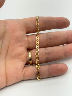 10KT Real Gold Bracelet Mariner