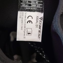 Dainese Axial D1 Air Boots
