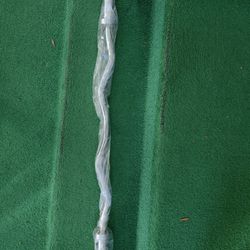 BRAND NEW - 47" Olympic Barbell EZ Curl Bar For 2" Olympic Weight Plates - Diamond Knurl Grip - PICKUP OR SHIPPING