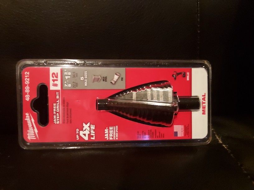 Milwaukee #12 Step Drill Bit