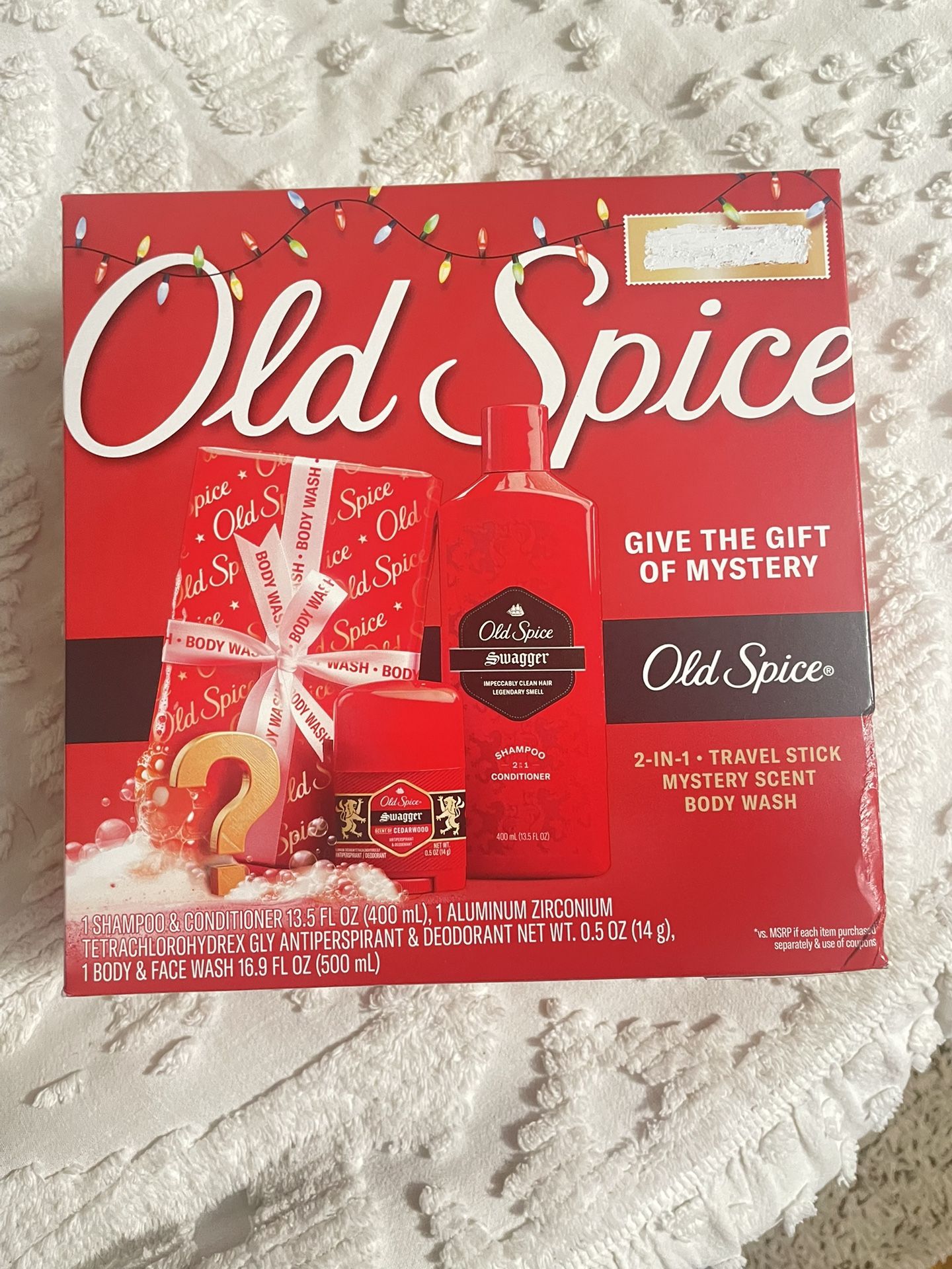 Old Spice Swagger LavMint Mystery 3 Piece Gift Set