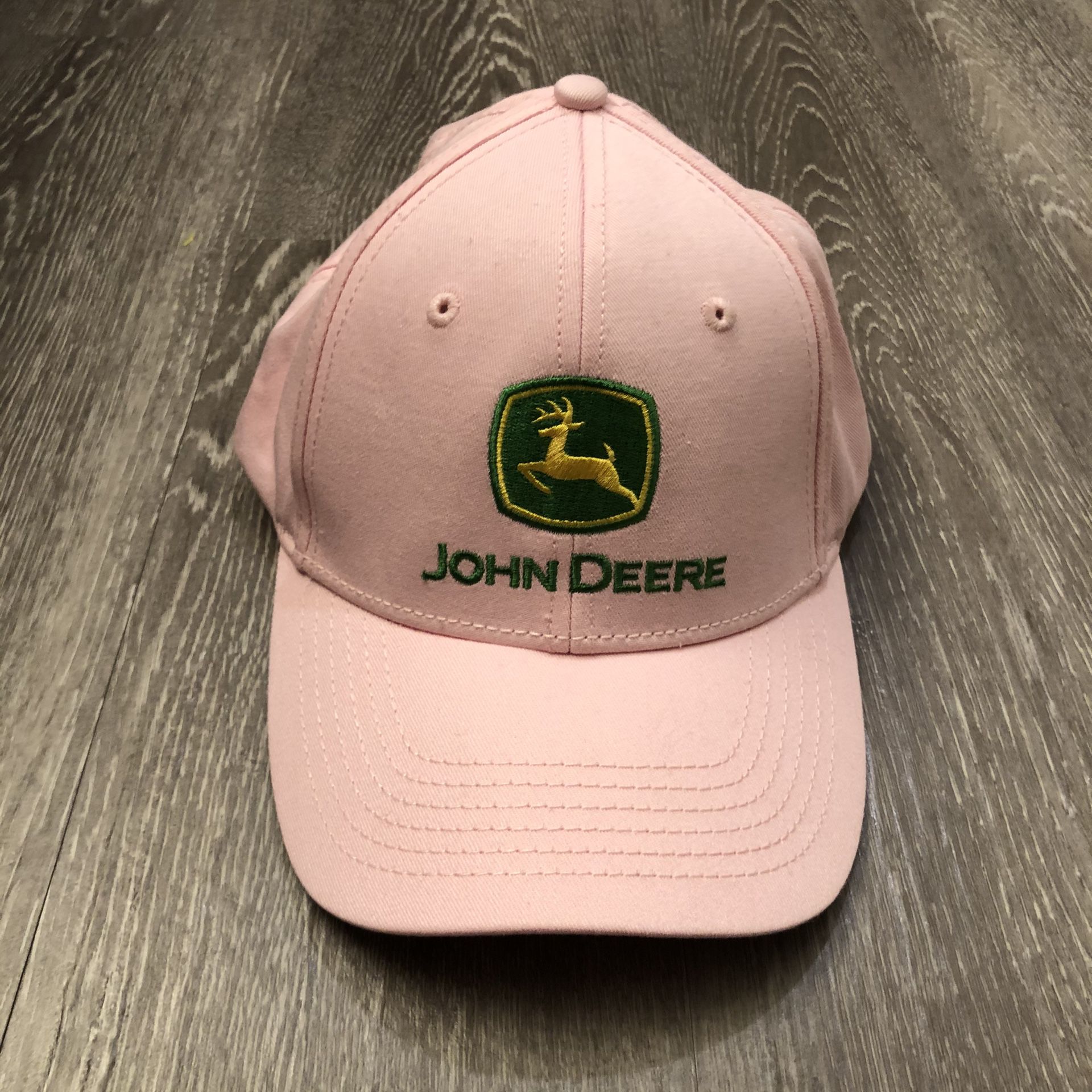JOHN DEERE *LADIES* PINK Embroidered CAP HAT *BRAND NEW!*