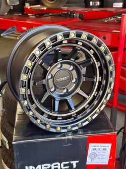 Impact 8820SB 17x9 6x135 + 0 Wheels Tires Ford F150 Lincoln Navigator Finance Available