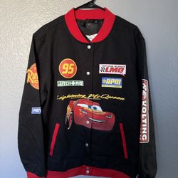 DISNEY LIGHTNING MCQUEEN JACKET NEW FOR WOMEN CARS JACKET