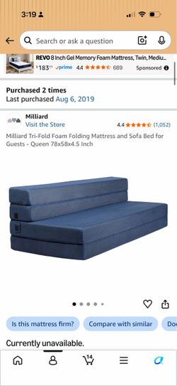 Sofa bed / Folding Mattress Queen