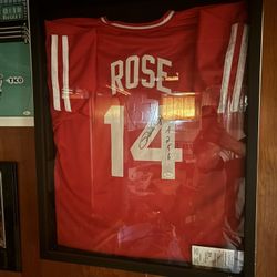 Pete Rose Autographed & Framed