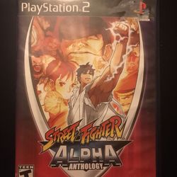 Street Fighter Alpha Anthology PS2 
