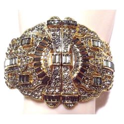 Great Gatsby Art Deco Style Cuff Bracelet