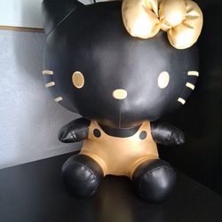 Gold / Black Hello Kitty Plush