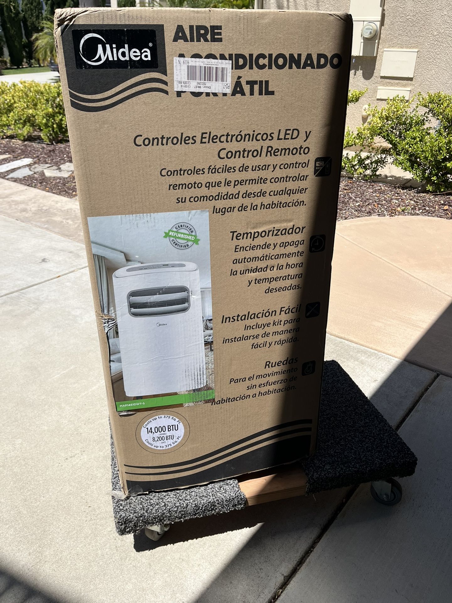 Midea 3-in-1 14000BTU Portable Air conditioner