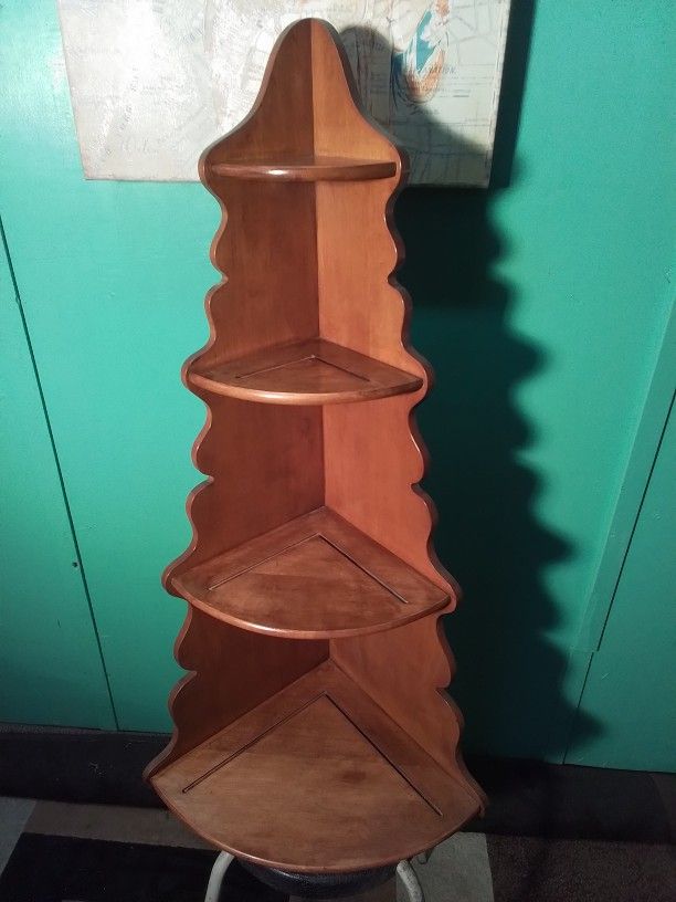 Vintage Maple Hanging Shelf
