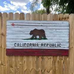 Handmade California Republic Wall Decor