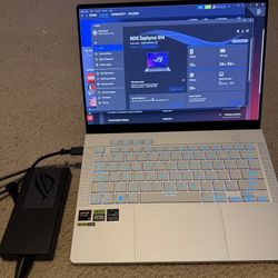 ASUS - ROG Zephyrus G14 14" OLED 3K 120Hz Gaming Laptop - AMD Ryzen 9 8945HS - 16GB LPDDR5X - NVIDIA GeForce RTX 4060
