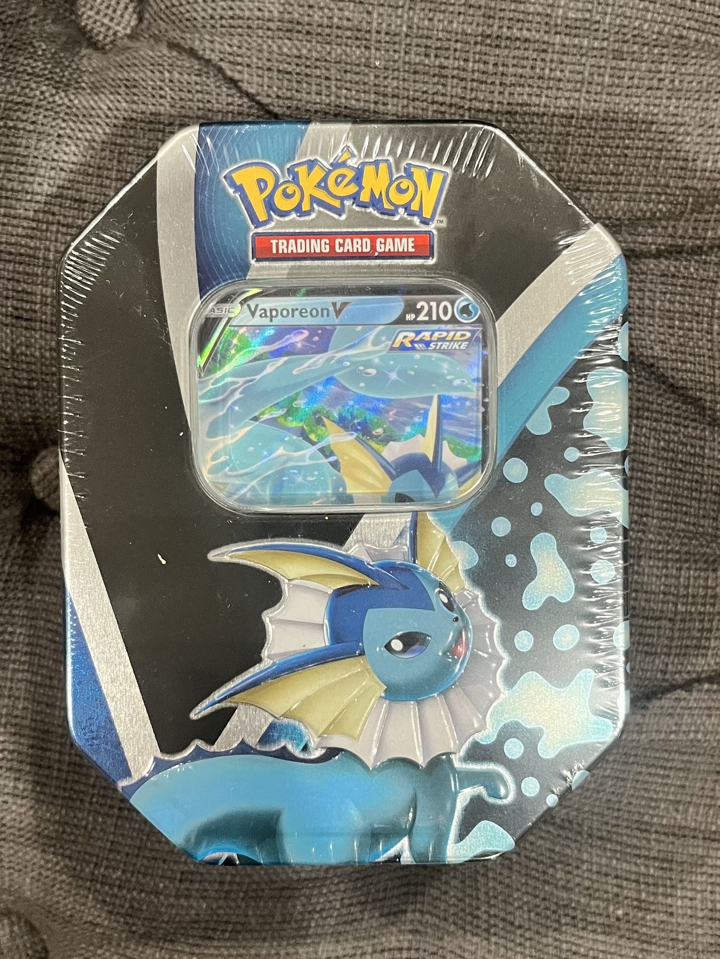 Pokémon TCG: Eevee Evolutions Tin (Vaporeon V)