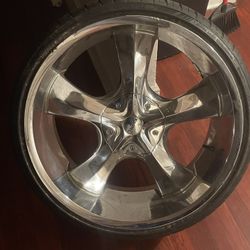 Rims brand new tires